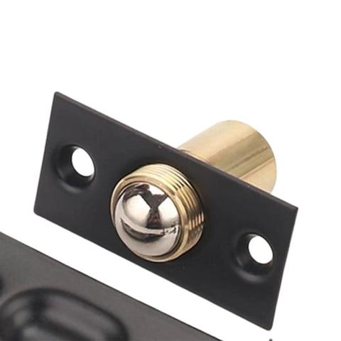 Adjustable Ball Door Catch For Cabinets And Closets Low Profile Brass Hardware With Ball Bearing Lock Secure Closure Easy Install