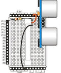Ultrasonic Distance Sensor With Single Trigger Pin for Easy Distance Measurements in Robotics and Arduino Projects setup diagram.