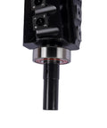 Badass Six Inch Spiral Cutter Head Replacement For Professional Jointer Work With Four Row Twenty Eight Carbide Inserts showing the cutter head underside.