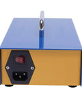 Back view of Magnetic Induction Dent Repair Tool for Cars with switch and power input, blue and yellow casing