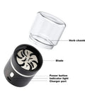 On The Go Portable Mini Electric Grinder For Spices And Herbs With 50ml Jar 400mAh Battery Double Leaf Stainless Steel Blades