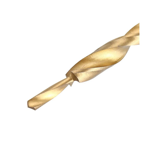 Titanium Coated Twist Step Drill Bit Set For Pocket Hole Jig Main System 8 To 12mm Multi Size Woodworking Tools For Aluminum Plastic Copper Cast Iron And Hardwood Projects For Pros, close-up single bit