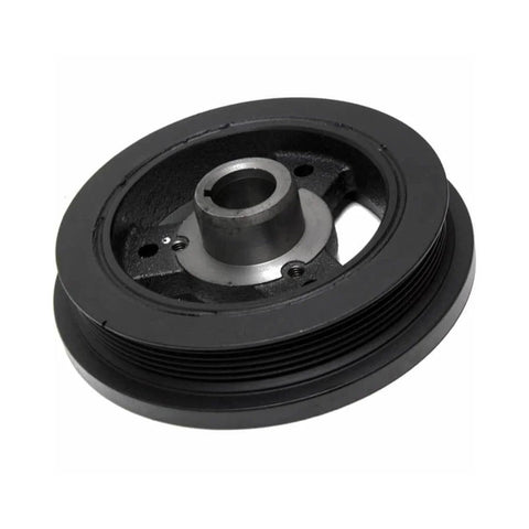 Harmonic Balancer Replacement For Jeep Wagoneer 1990, Black Serpentine Drive Belt Pulley With Keyway, 1 Mounting Hole, OE 33002920 33002920AB