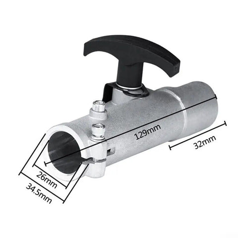 Hardcore Build 26Mm 9T Shaft Connector Joining Clamp Replacement Part, 129mm long metal clamp for lawn tools.