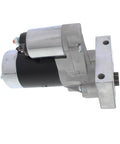 Side view of Beefy High Torque LS Mini Starter with clockable design, billet mounting block, and steel gears for 4.8-6.2L engines