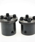 Bead Roller Die Set for Shearing, 22mm Shaft Compatible CR12 Steel Dies at 50 HRC Hardness, front view of two dies