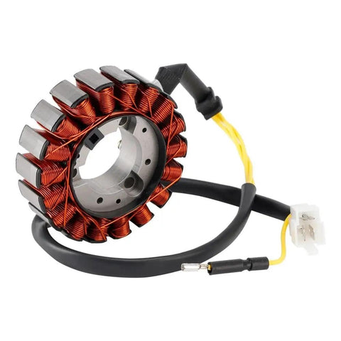 Stator Coil Gasket Kit Fits 4 25Hp Outboards 12V Ignition Kills Starts Trims Replaces 396141 582281 582880 582787 For Psv 250 Sv250 2001 2002 Smooth Direct Fit No Extra Relay Needed Tiller Control Housing. Copper stator coil with wiring harness