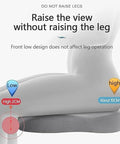 Ergonomic Car Seat Cushion For Tesla Cybertruck With Lumbar Support, showing height design features for optimal comfort.