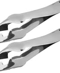 Stainless Steel Pineapple Eye Remover And Core Cutter With V Shaped Tip, set of two, shown in ergonomic stainless steel.