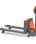 Heavy Duty Electric Pallet Jack Truck With 3300 Lb Capacity And Lithium Ion Battery for narrow spaces and warehouse material handling.