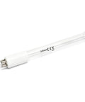 UV Bulb For Air Scrubber Plus Replacement Lamp, 8.5 Inch Long, OEM Quality, glass tube with metal prongs close-up