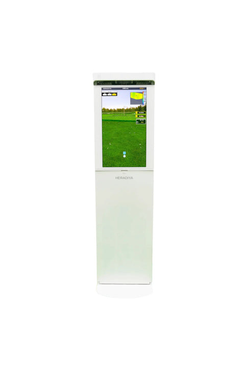 Indoor Home Golf Simulator White For At Home Practice With Realistic Swing Analysis And Immersive Golf Simulation Easy Setup