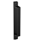 10 Inch Black Gate Pull Handle With WeatherGuard Protection And Included Mounting Hardware For Easy Install, side view