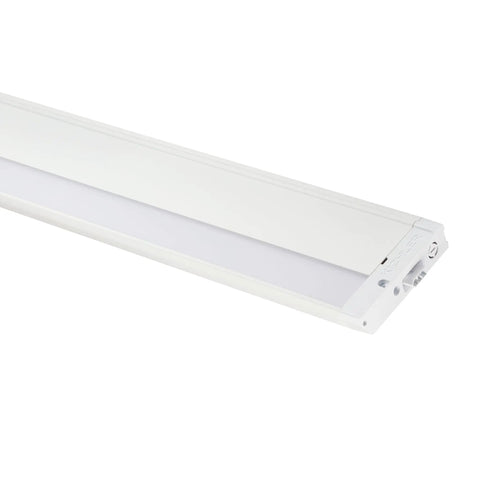 4U Series 30 Inch LED Under Cabinet Light 120V White 3000K Diffused Task Lighting For Kitchens, white 30-inch sleek design