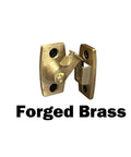 Heavy Forged Solid Brass Door Latch For 90 Degree Right Angle Doors And Windows Antique Brass One And Three Quarter Inch 2 Pack