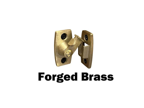Heavy Forged Solid Brass Door Latch For 90 Degree Right Angle Doors And Windows Antique Brass One And Three Quarter Inch 2 Pack