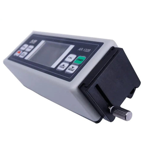 High Resolution Digital Surface Roughness Tester delivering dead on accurate Ra Rz Rq Rt readings up to 16 microns, compact design with display.