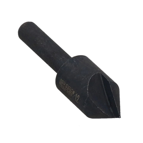 US PRO countersink drill bit, 70/90 deg chamfer, black steel, single bit