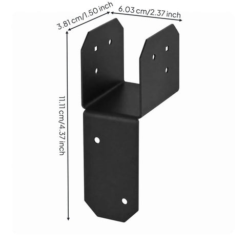 Tough As Nails Low Carbon Steel Pergola Beam Connector Triple Sided Jo