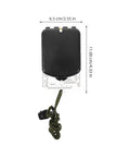 Multi Function Orienteering Compass With Luminous Dial Ruler Scale And Mirror for hiking, size 6.5 cm x 11 cm with cord