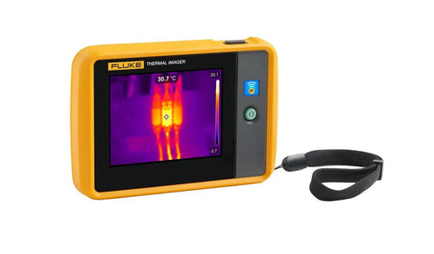 PTi120 Pocket Thermal Imager For Quick Infrared Inspections And Temperature Scans On The Go, handheld thermal camera with strap