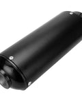 Rugged 1.1 Inch ATV Exhaust Muffler Silencer Pipe And Clamp Gasket For 50cc To 125cc Chinese ATVs And Quad Bikes Side View