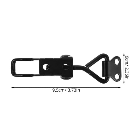 12 Pack Heavy Duty Toggle Clamp Latches Type 4001 220 Lb Holding Capacity Adjustable Self Lock Toggle Latch side view