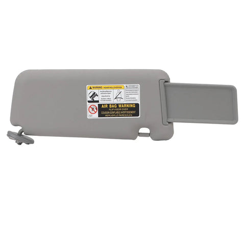 Left Driver Side Sun Visor With Makeup Mirror Replacement for 2004 To 2005 Models OE 7432042420B0 grey sun visor with mirror extended