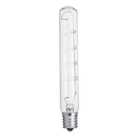 Clear 40 Watt Appliance Bulb With T6 Half Intermediate Base, 110 Lumens, Heat Resistant Design For Microwaves, Ovens, Sewing Machines, And Other Small Household Appliances, Built Tough Against Vibration