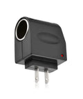 Dead Set Reliable 220V AC To DC Power Converter Waterproof Flame Retardant Cigarette Lighter Adapter with plug.