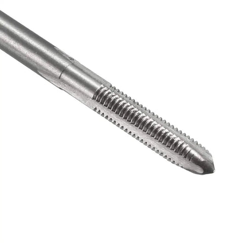 M3 X 0.5mm Metric Tap In High Speed Steel With 3 Straight Flutes For Screw Tapping And Threading, Ideal For Machinists, Replacing Damaged Threads, DIY Hobbyist Tool, Two Piece Set