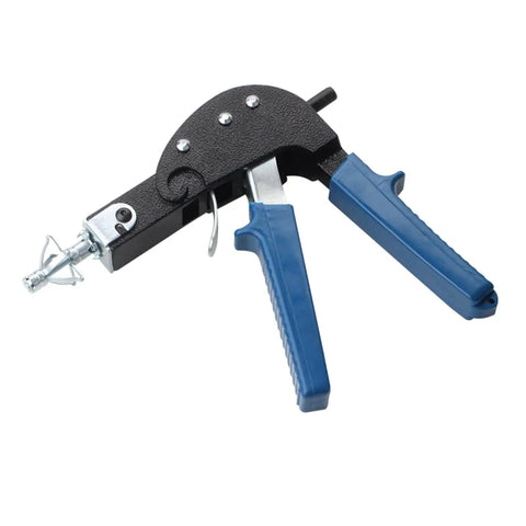 Heavy Duty Wall Anchors Setting Tool For Molly Bolts And Hollow Wall Anchors with blue non slip grip and steel construction.