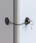 Kid Safe Lock For Refrigerator, Cabinet, Drawer, Freezer And Doors With Two Extra Strong Adhesives on fridge door