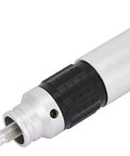 Close-up view of the collet attachment on Badass Pneumatic Micro Die Grinder Screaming At 35000 RPM for precise tool changes.