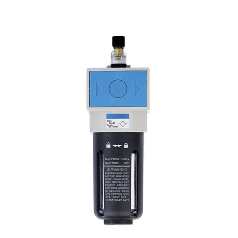 Front view of Go-To Air Preparation Units For Pneumatic Systems 1/4 3/8 1/2 3/4 1 UL L Pneumatic Oil Lubricator FRL Unit Type One