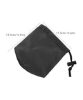 Two Pack Waterproof Rain Gear Storage Bags With Drawstring Pouches For Quick Access Rain Poncho Organizer For Cycling Hiking Camping And Travel, showing size in inches