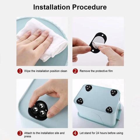 Installation steps for Self Adhesive Caster Wheels For Furniture, 12 Pcs Mini Ball Castors With ABS Material, 20 Lbs per wheel