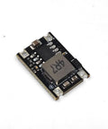 Compact 5V To 3V3 Buck Converter Board For 5V 30V Input Regulator Style One And A Half Amp Max Output Dope Tiny 17 By 12 mm Low Ripple Under 30 mV One MHz Switching Great DIY Power Projects And Tight Spaces shown from above