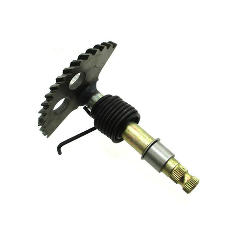 Kick Start Shaft Gear Spindle For GY6 125cc 150cc Chinese Moped Scooter 4 Stroke Engines With Bushing And Return Spring