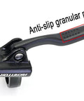 Shred Ready Mountain Bike Hydraulic Disc Brake Kit For Gnarly Trail Riding front brake lever with anti-slip granular paint.