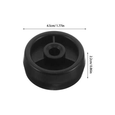 Heavy Duty Fitness Equipment Roller Set For Gym Pulley Systems Universal Replacement Pulleys Cable Machine Attachments Ten Pack Quiet Operation Durable Treadmill And Exercise Bike Compatible Parts, 4.5cm black roller