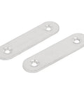 Heavy Duty Stainless Steel Mending Plates Fix Cracked Wood Fast Badass Flat Reinforcement Brackets Bulk 180 Pack tough metal brackets.