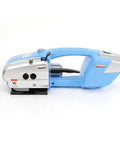 Heavy Hitter Handheld Battery Powered Strapping Machine With Automatic PET Or PP Belt Welding Solid Metal Build for shipping.