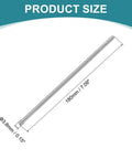 4 Pack M4 X 180mm Fully Threaded Stainless Steel Rods With Nuts And Washers 304 Pro Grade Heavy Duty Threaded Studs For Clamps Hangers U Bolts DIY Projects Rust Resistant Long Lasting, 180mm rod size
