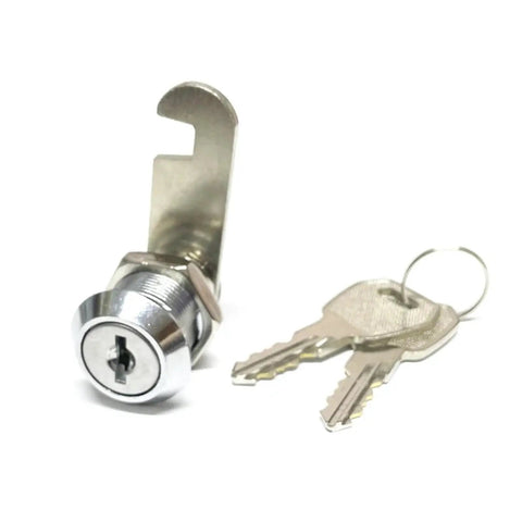 Beefy Heavy Duty Zinc Alloy Cam Lock With Chrome Finish Tubular Key Same Key Access Ideal For Mailboxes File Cabinets Tool Boxes