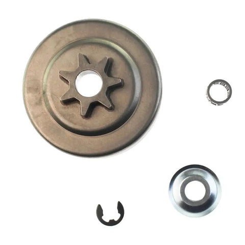 Beefed Up Chainsaw Clutch Drum Sprocket Replacement For Smooth Chain Rotation And Tough Power Transmission Fits Multiple Models For Easy Maintenance Built For Demanding Jobs, metal parts