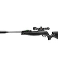 Dual Mode Break Barrel Air Rifle With Semi Auto And Full Auto Fire 1300 FPS.22 Caliber Mach 1 IGT Gas Piston Whisper Fusion Sound Suppression