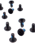 10 Pack M2 X 4 Mm Phillips Flat Head Screws Tough Nickel Plating For Laptop M Ssd Heatsink Wifi Modules And Motherboards close-up view
