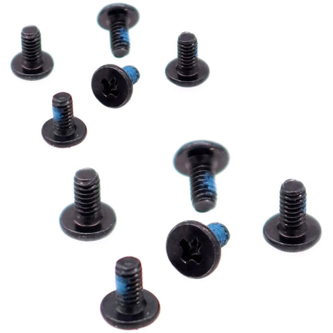 10 Pack M2 X 4 Mm Phillips Flat Head Screws Tough Nickel Plating For Laptop M Ssd Heatsink Wifi Modules And Motherboards close-up view