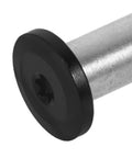 Close-up of Heavy Duty Stainless Steel Bindery Rivets And Self Tapping Metal Handle Screws For Knockout DIY Crafts And Leather Work